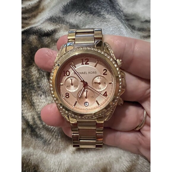 Michael Kors Blair Glitz MK5263 Wrist Watch for Women - Picture 9 of 15